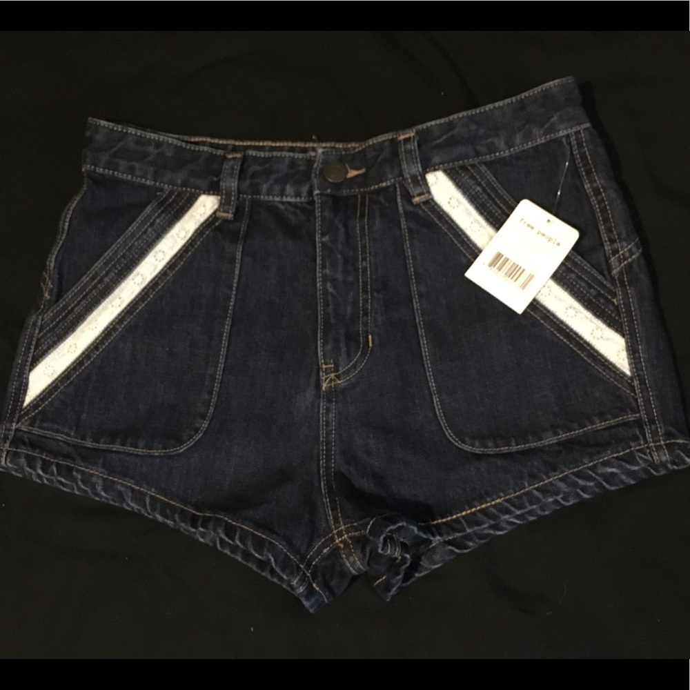 Free People Lace Insert shorts sz28